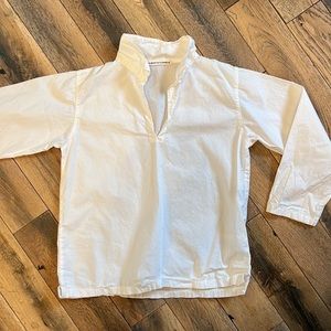 Album di Familia white cotton tunic size 8